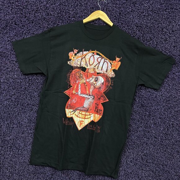 Korn Self- Incineration Rock T-shirt size large - Picture 3 of 4